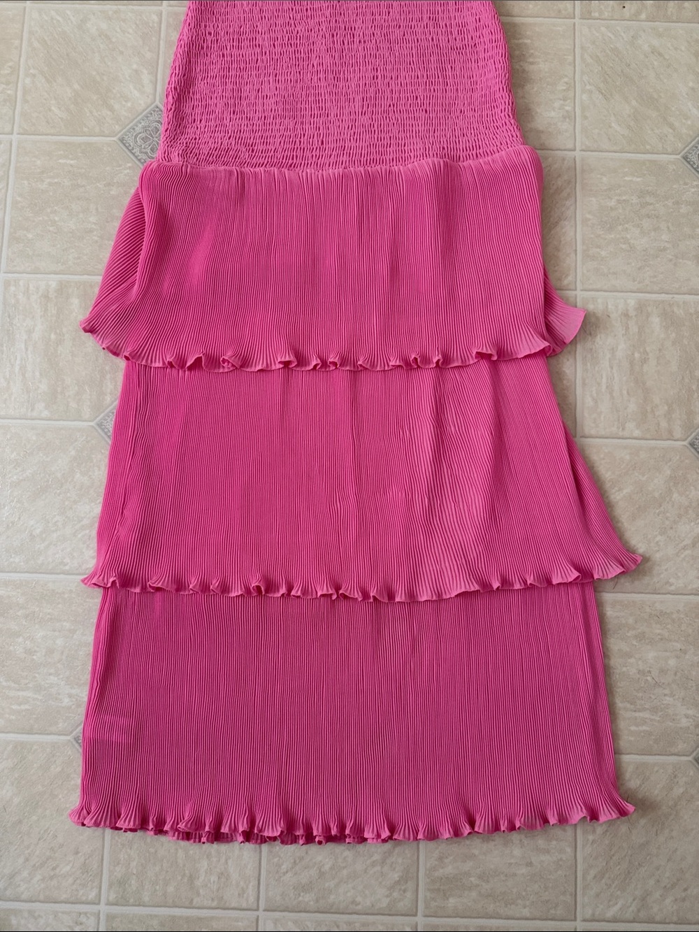Pink Ruffle Dress - Picture 3 of 3
